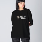 “すずめのおみせ” SUZURI店のJUST KEEP GOING Big Long Sleeve T-Shirt