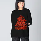 KEIBI-INのbe patrolled by a security guard ビッグシルエットロングスリーブTシャツ