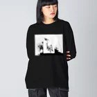 NATSUYA TAKASAKIのRIGHT SIDE  Big Long Sleeve T-Shirt