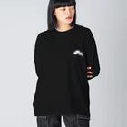 Basic はるの海外バンドT風ボールパイソン Big Long Sleeve T-Shirt