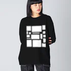 1234artistの無題（ジオメトリック）ロングTシャツ Big Long Sleeve T-Shirt