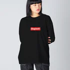 将棋まみれの将棋指し ボックスロゴ Big Long Sleeve T-Shirt