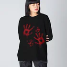 ユメデマデの恐怖の手形 Big Long Sleeve T-Shirt