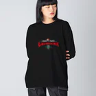 ハチミツラジかルの悪魔の学校のカレッジT（バスケ）  ビッグシルエットロングスリーブTシャツ