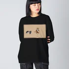 segasworksのトラちゃんとペンギンたち Big Long Sleeve T-Shirt