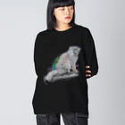 NASU_anikinshopのマヌルネコ 見返りボル Big Long Sleeve T-Shirt