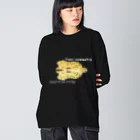 chave-shopのシンメタイガー Big Long Sleeve T-Shirt