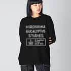 TSUBO_secondaryの世界にたった一本のユーカリの木 2023 HIROSHIMA EUCALYPTUS STUDIES ビッグシルエットロングスリーブTシャツ