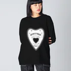 中華呪術堂（チャイナマジックホール）の【白・前】OUIJA BOARD PLANCHETTE Big Long Sleeve T-Shirt