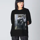 PALA's SHOP　cool、シュール、古風、和風、のModistenatelier, Isaac Israels, 1875 - 1919 Big Long Sleeve T-Shirt