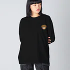 ヨープキャンが気になったの獅子噛っ子 ヘッド ポイント Big Long Sleeve T-Shirt