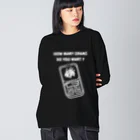 JINPIN (仁品)の何グラム欲しい？ Big Long Sleeve T-Shirt