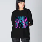 のんびりアート工房のサイバーパンク Big Long Sleeve T-Shirt