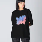 RabbitHouseの放浪シャチ Big Long Sleeve T-Shirt