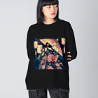 zaisuの浴衣女子 Big Long Sleeve T-Shirt