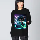 dcgnori／ワンコ画像のナイト、ドライバー、マーシー Big Long Sleeve T-Shirt