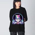 ミネラル太郎の幻想少女リリー　〜星々との対話〜 Big Long Sleeve T-Shirt