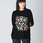 521のFunky Dog ビッグシルエットロングスリーブTシャツ