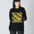 ムエックネの無限バナナ剥け Big Long Sleeve T-Shirt