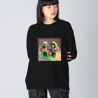 さとうさしみ。のメガネっクマ④ Big Long Sleeve T-Shirt