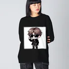 Taki_Workの泣き男くん Big Long Sleeve T-Shirt