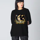 Mellow-Skyの「Celestial Smiles（天空の微笑み）」 Big Long Sleeve T-Shirt