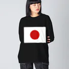 お絵かき屋さんの日本の国旗 Big Long Sleeve T-Shirt