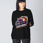 なおちゅん・デザインはうすのアメリカン・ステッカーシリーズ1 Big Long Sleeve T-Shirt