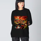 有栖の日本庭園2 Big Long Sleeve T-Shirt