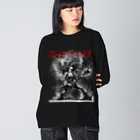 PALA's SHOP　cool、シュール、古風、和風、のguitar女子(KILLER　 QUEEN) Big Long Sleeve T-Shirt