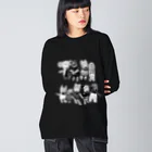 ms_pocheのモノクロアニマルズ ビッグシルエットロングスリーブTシャツ