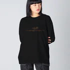 Kazumichi Otsubo's Souvenir departmentのAngel message ~ The world... ビッグシルエットロングスリーブTシャツ