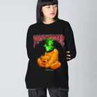 YOUJIN -ART GALLERY-のPUNISHMENT "BEAR" Big Long Sleeve T-Shirt