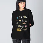 気ままに創作　よろず堂の純喫茶　いろどり Big Long Sleeve T-Shirt