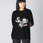 邂【サイマラショップ】逅 SUZURI店のSDA初期ロゴ(白) Big Long Sleeve T-Shirt