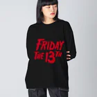 NIPPON DESIGNのFRIDAY THE 13TH ビッグシルエットロングスリーブTシャツ