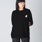 -101号室-のちょこんとデグーシルエット Big Long Sleeve T-Shirt