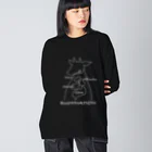 FirenzeBAR ADOMANIの牛の胃袋　反芻Tシャツ Big Long Sleeve T-Shirt