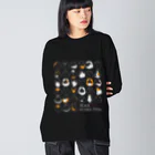 kinako-mochi.のBLACK GUINEA PIGS.(モルモット) Big Long Sleeve T-Shirt