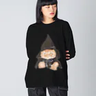 erichandmade × eric_joy_のまじょねこ Big Long Sleeve T-Shirt