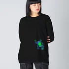 XYZの雨蛙 ビッグシルエットロングスリーブTシャツ