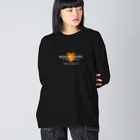 T-jet's Illustration...の［前面PRT］Matsusaka Quality "Black"【株式会社新竹商店ライセンス品】 Big Long Sleeve T-Shirt