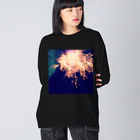 飴電の花火 Big Long Sleeve T-Shirt