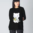 ねむねむゆっけのリリィちゃん ビッグシルエットロングスリーブTシャツ