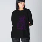 とみだの魔女 ビッグシルエットロングスリーブTシャツ