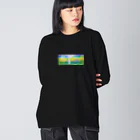 シソイロハの誰かと見た景色　ひまわり畑 Big Long Sleeve T-Shirt