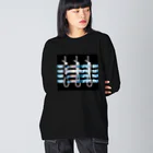 Tdk voidの知的障害者アート Big Long Sleeve T-Shirt