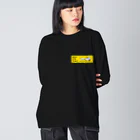 ぷにおもちSHOPの英字ウーパールーパースーパーカー ビッグシルエットロングスリーブTシャツ