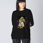 toyuuのDesign Sketch Graphic Big Long Sleeve T-Shirt