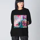 Flowing Art のSilence Big Long Sleeve T-Shirt